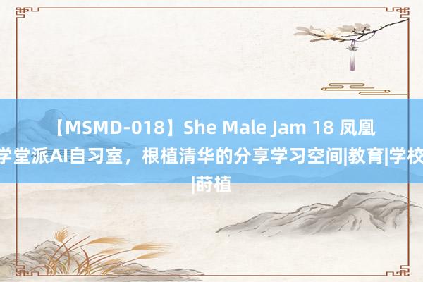 【MSMD-018】She Male Jam 18 凤凰网：学堂派AI自习室，根植清华的分享学习空间|教育|学校|莳植