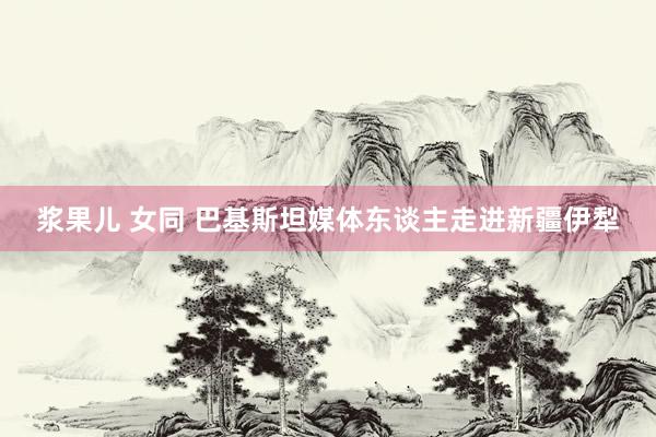 浆果儿 女同 巴基斯坦媒体东谈主走进新疆伊犁