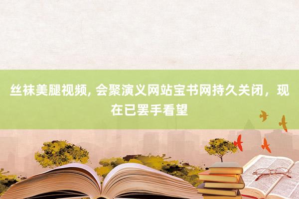 丝袜美腿视频， 会聚演义网站宝书网持久关闭，现在已罢手看望