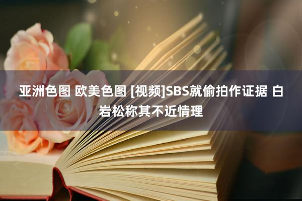 亚洲色图 欧美色图 [视频]SBS就偷拍作证据 白岩松称其不近情理