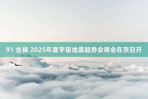 91 丝袜 2025年度宇宙地震趋势会商会在京召开