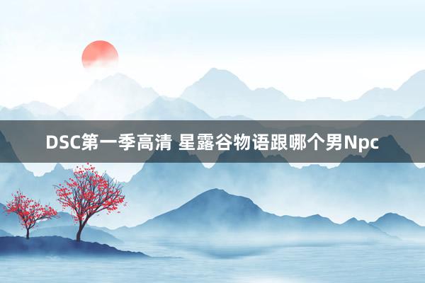 DSC第一季高清 星露谷物语跟哪个男Npc
